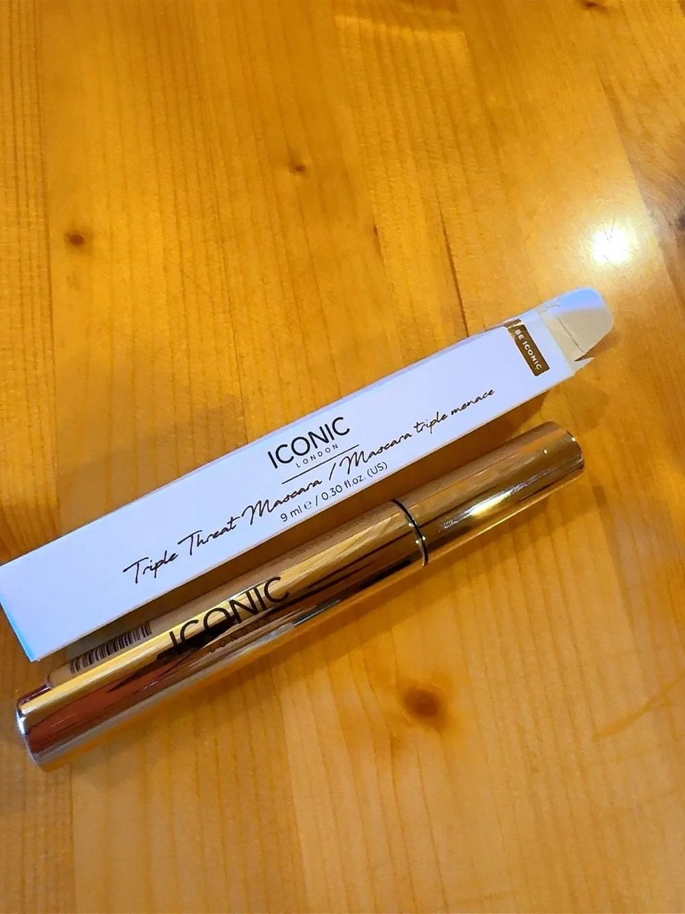 ICONIC London Triple Threat Black Mascara Full Size 9ml New in Box